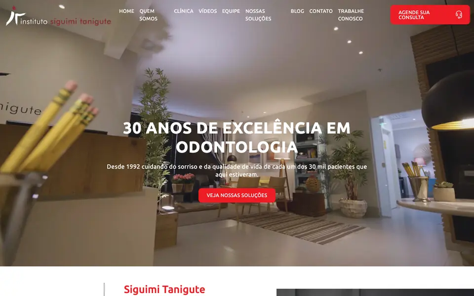Site Instituto Siguimi Tanigute desenvolvido pela Atom