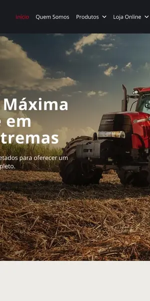 Site Pivot na versão para celular