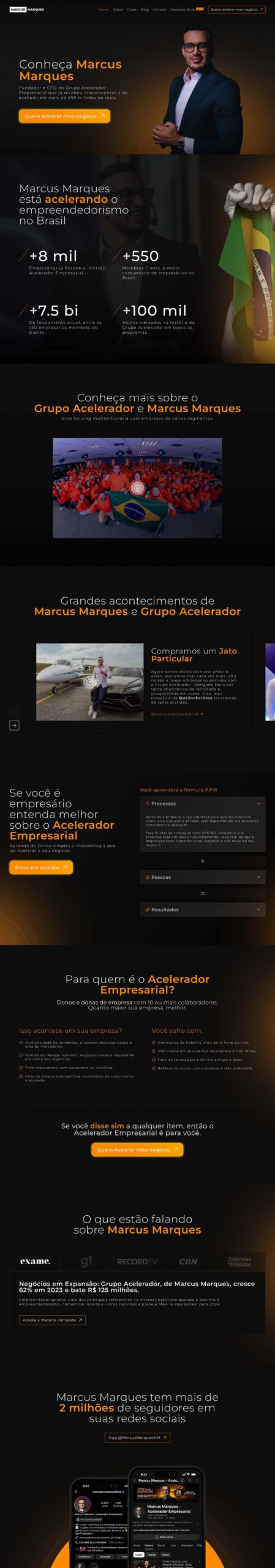Case Marcus Marques Criação de Site Goiania A